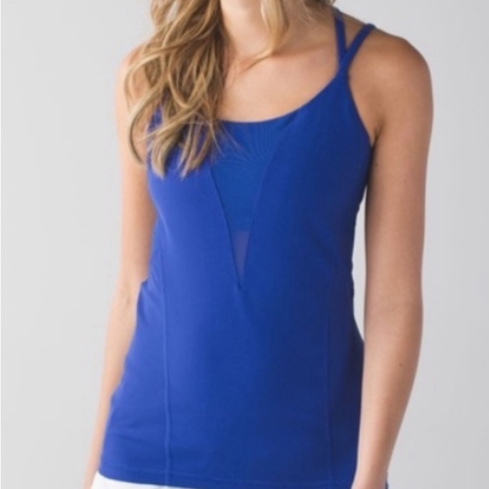 Lululemon exquisite mesh tank 8 EUC
